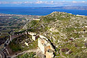 Panoramic view Acrocorinth Castle